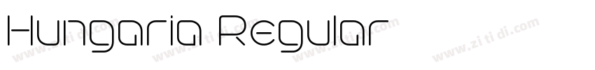 Hungaria Regular字体转换